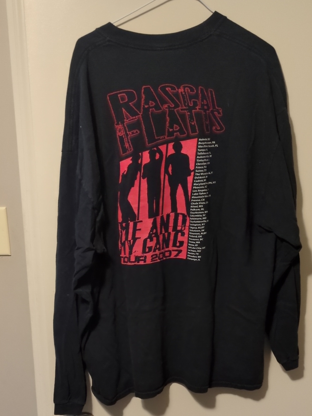 2007 Rascal Flatts Tour Shirt - Picture 2 of 2
